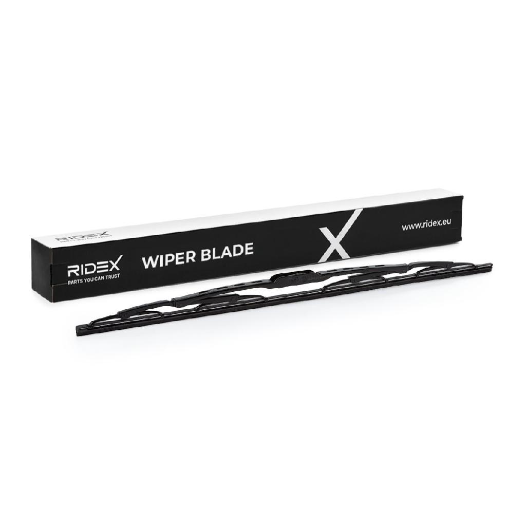 RIDEX Scheibenwischer Wischblatt Stück ohne Spoiler Vorne Länge: 550mm Standard