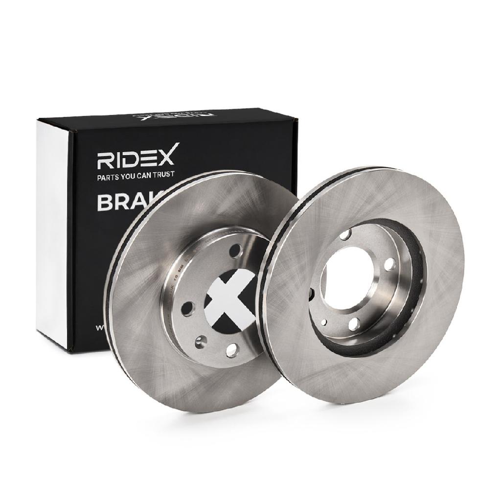 RIDEX 82B0044 2x Bremsscheiben Vorne Ø239mm Belüftet für VW Golf 1II (1H1)