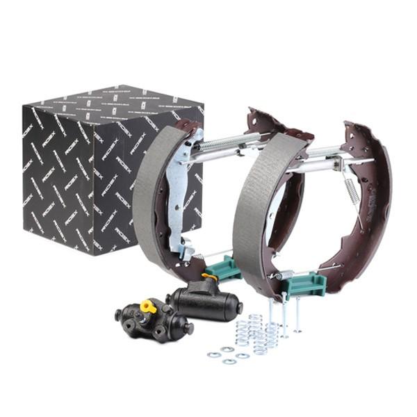 RIDEX Bremsenset Trommelbremse Bremsbacken Satz mit Radbremszylinder Hinten