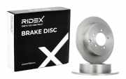 RIDEX 82B0405 2x Bremsscheiben Hinten Ø302mm voll für MITSUBISHI 1611500480