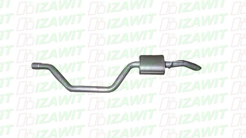 IZAWIT Endschalldämpfer Hinten für SSANGYONG RODIUS