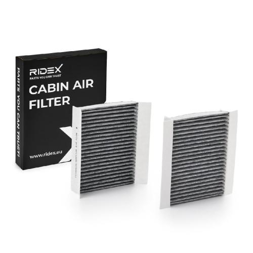 RIDEX 424I0062 Innenraumfilter Pollenfilter Aktivkohlefilter Höhe: 31,5 Breite: Bild RIDEX 424I0062 Innenraumfilter Pollenfilter Aktivkohlefilter Höhe: 31,5 Breite: