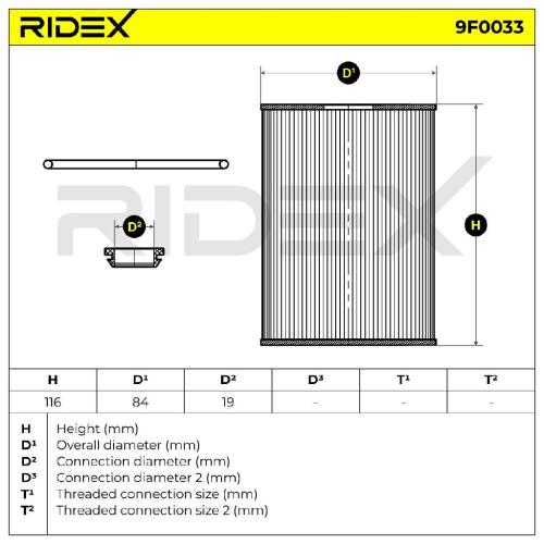 RIDEX 9F0033 Kraftstofffilter Diesel Filter Filter Cartridge für VW Golf 5I Bild RIDEX 9F0033 Kraftstofffilter Diesel Filter Filter Cartridge für VW Golf 5I