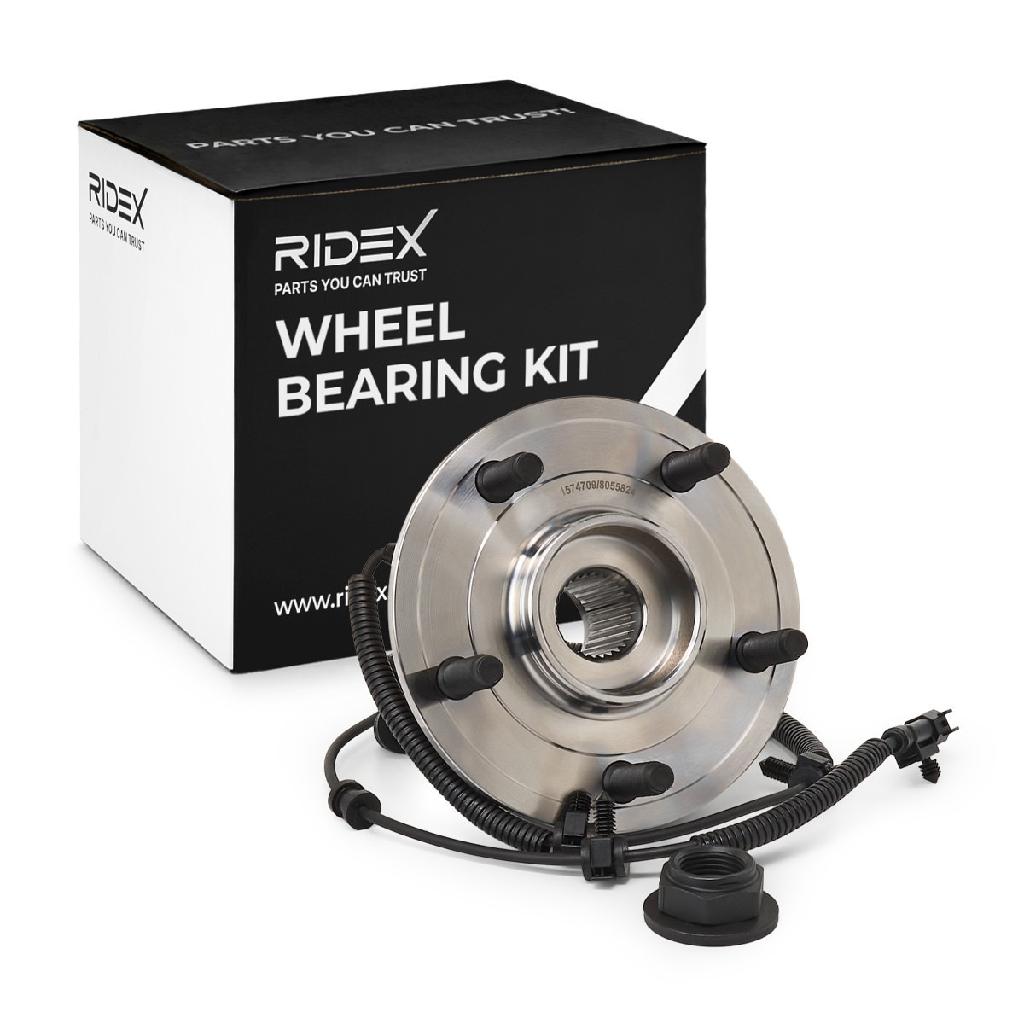 RIDEX 654W0575 Radlagersatz pro 1 Rad Vorne beidseitig für JEEP WRANGLER III