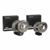 RIDEX Bremsenset Vorne Hinten Belüftet Ø256mm Ø230,0mm - Bremsscheiben und