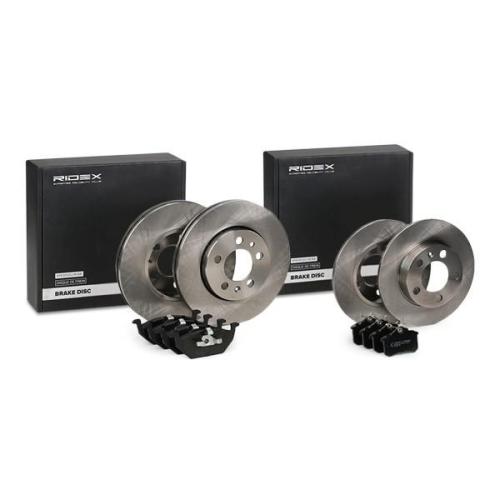 RIDEX Bremsenset Vorne Hinten Belüftet Ø230mm - Bremsscheiben und Beläge für VW Bild RIDEX Bremsenset Vorne Hinten Belüftet Ø230mm - Bremsscheiben und Beläge für VW