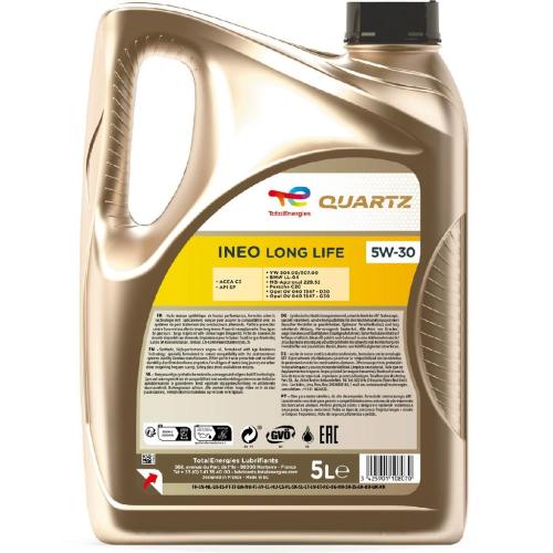 TotalEnergies Motoröl 5W-30 Quartz Motor Öl ACEA C3 API SP INEO Long Life 5L Bild TotalEnergies Motoröl 5W-30 Quartz Motor Öl ACEA C3 API SP INEO Long Life 5L