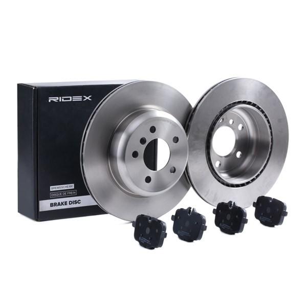 RIDEX Bremsenset Hinten Belüftet Ø330,0mm - Bremsscheiben und Beläge für BMW