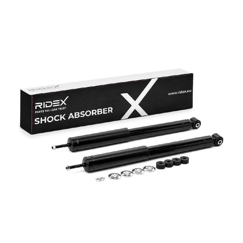 RIDEX 854S1553 2x Stoßdämpfer Gasdruck Hinten passend für MERCEDES-BENZ 190