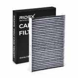 RIDEX 424I0345 Innenraumfilter Pollenfilter Aktivkohlefilter Höhe: 20 Breite: