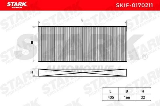 STARK SKIF-0170211 Innenraumfilter Pollenfilter Aktivkohlefilter Höhe: 32 Länge: Bild STARK SKIF-0170211 Innenraumfilter Pollenfilter Aktivkohlefilter Höhe: 32 Länge: