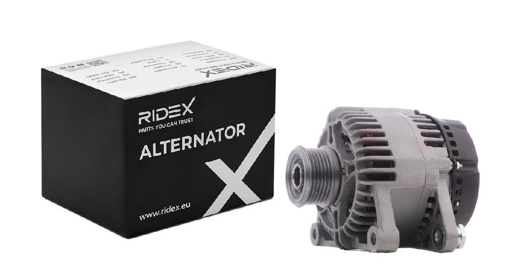 RIDEX 4G0547 Lichtmaschine 90A 14V Drehrichtung im Uhrzeigersinn mit 1608066080
