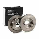 RIDEX 82B1074 1x Bremsscheibe Hinten rechts Ø312mm Belüftet für BMW 3 Limousine