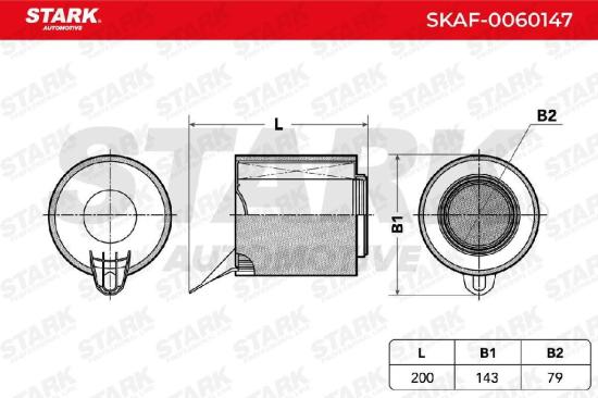 STARK SKAF-0060147 Motor Luftfilter Filtereinsatz mit Vorfilter für BMW X1 Bild STARK SKAF-0060147 Motor Luftfilter Filtereinsatz mit Vorfilter für BMW X1
