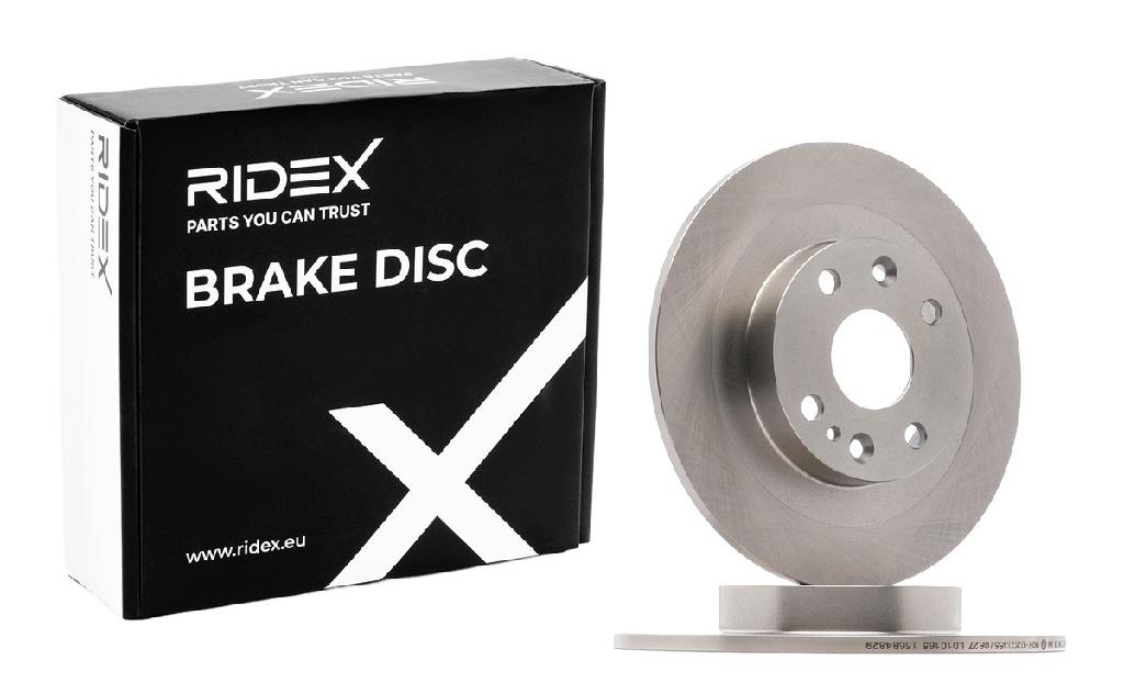 RIDEX 82B0408 2x Bremsscheiben Hinten Ø250mm voll für MAZDA MX-5 II (NB)