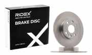 RIDEX 82B0408 2x Bremsscheiben Hinten Ø250mm voll für MAZDA MX-5 II (NB)