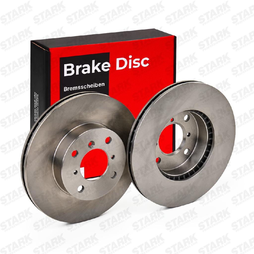 STARK SKBD-0022141 2x Bremsscheiben Vorne Ø245,7mm Belüftet für SUZUKI