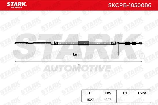 STARK Handbremsseil Hinten Links Rechts für VW Golf 1I (19E, 1G1) Bild STARK Handbremsseil Hinten Links Rechts für VW Golf 1I (19E, 1G1)