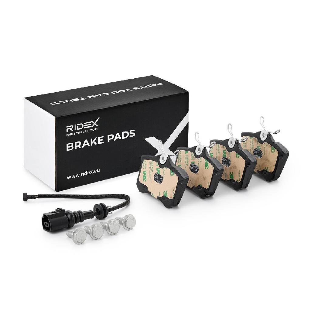 RIDEX Bremsbelagsatz Bremsbeläge Hinten für VW Golf 1V Schrägheck (1J1) Golf 5I
