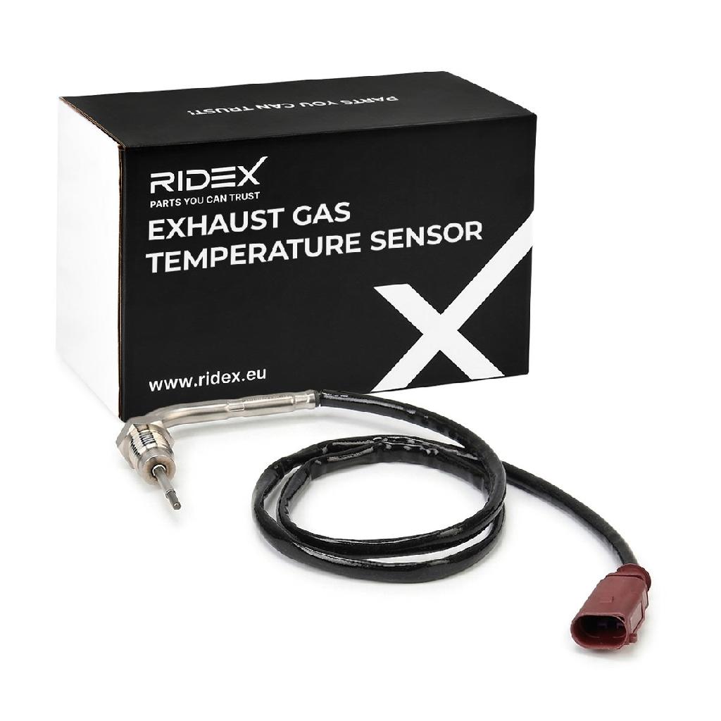 RIDEX 3938E0081 Abgastemperatursensor 2-Polig für VW Golf 5I (5K1) 3L906088DK