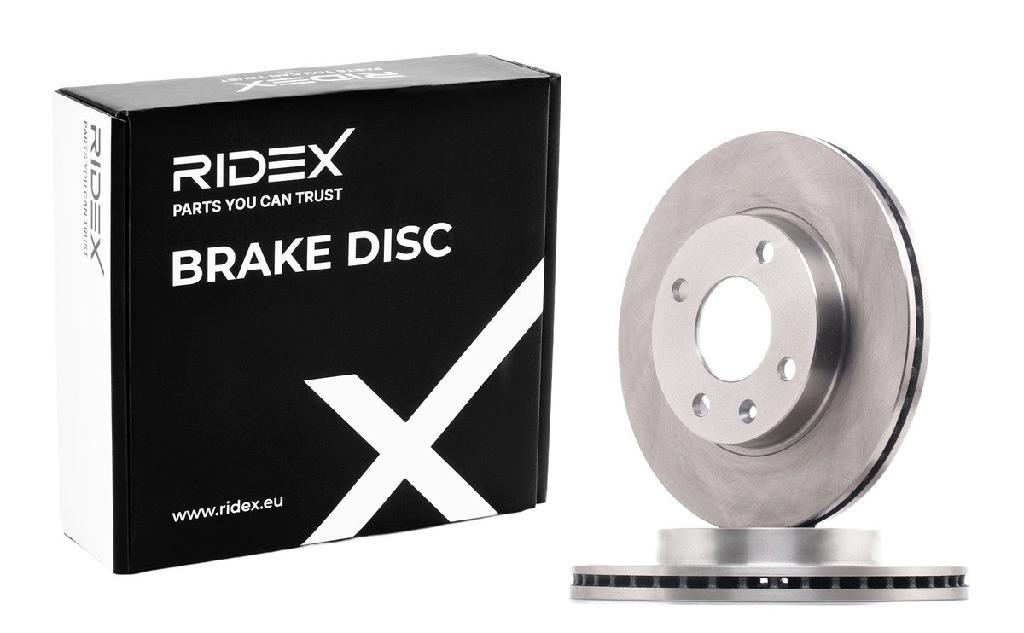 RIDEX 82B1714 2x Bremsscheiben Vorne Ø236mm Belüftet für RENAULT Kadjar