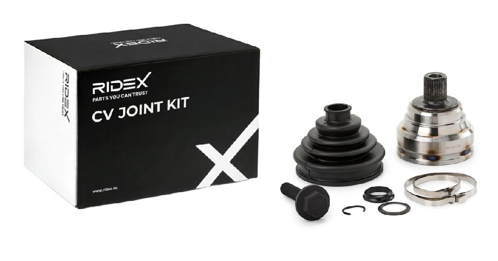 RIDEX 5J0135 Gelenksatz Antriebswelle Achswelle Vorne radseitig für AUDI