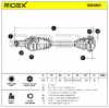 RIDEX Antriebswelle Achswelle Hinten rechts links für BMW 3 Touring (E91) Bild RIDEX Antriebswelle Achswelle Hinten rechts links für BMW 3 Touring (E91)