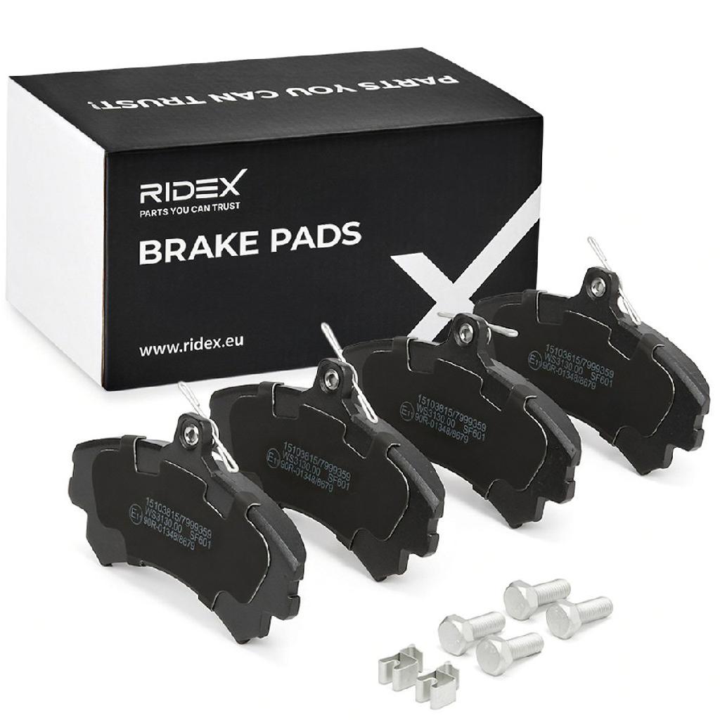RIDEX Bremsbelagsatz Bremsbeläge Vorne für MITSUBISHI COLT VI (Z3A, Z2A)