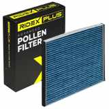 RIDEX PLUS 424I0531P Innenraumfilter Pollenfilter Aktivkohlefilter Höhe: 19