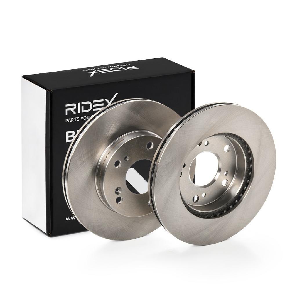 RIDEX 82B0465 2x Bremsscheiben Vorne Ø261,9mm Belüftet für HONDA