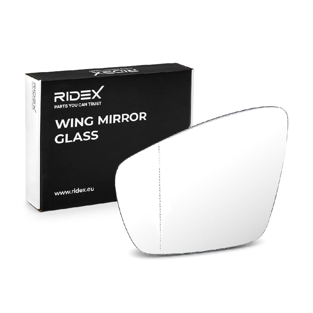 RIDEX 1914M0270 Spiegelglas Glas Aussenspiegel asphärisch links für VW