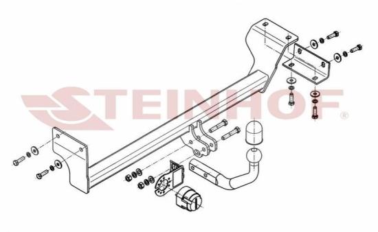 STEINHOF Anhängerkupplung für KIA PICANTO (TA) Bild STEINHOF Anhängerkupplung für KIA PICANTO (TA)