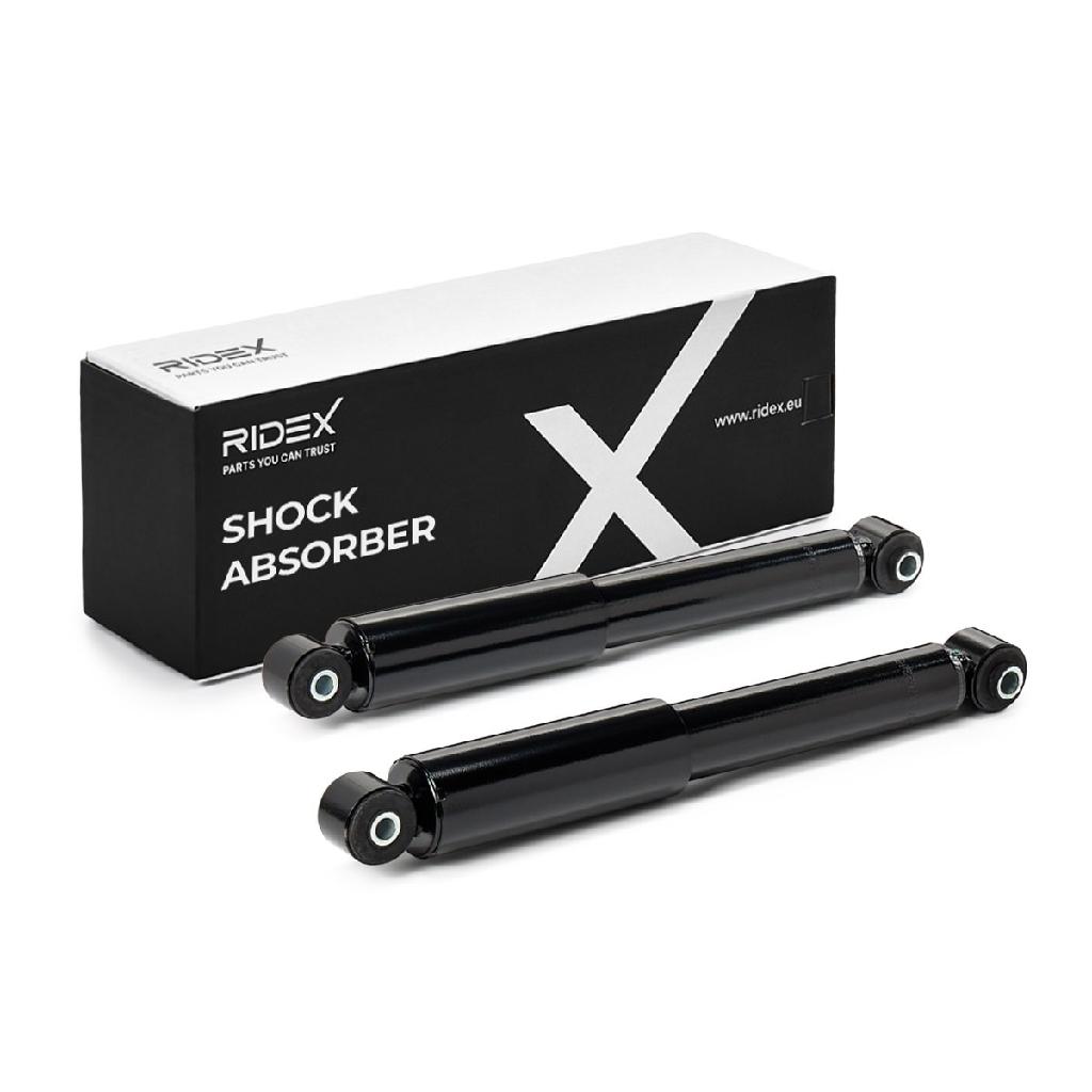 RIDEX 854S2243 2x Stoßdämpfer Gasdruck Hinten rechts links für FIAT PANDA (169)