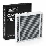 RIDEX 424I0229 Innenraumfilter Pollenfilter Aktivkohlefilter Höhe: 30 Breite: