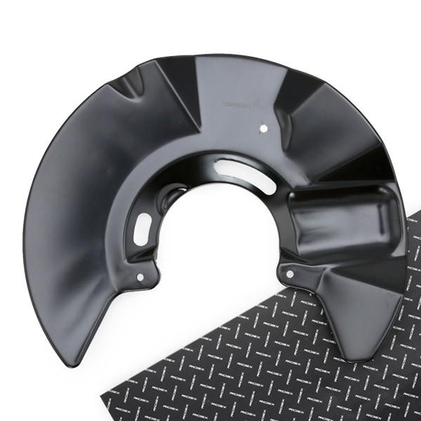 RIDEX 1x Ankerblech / Spritzblech Vorne rechts für VW Transporter T5 Bus schwarz