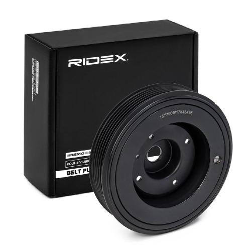 RIDEX 3213B0254 Riemenscheibe Kurbelwelle 143,0mm Kurbelwellenriemenscheibe Bild RIDEX 3213B0254 Riemenscheibe Kurbelwelle 143,0mm Kurbelwellenriemenscheibe