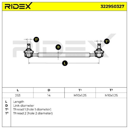 RIDEX 1x Koppelstange Stabilisator Vorne beidseitig für TOYOTA MR 2 II (SW2) Bild RIDEX 1x Koppelstange Stabilisator Vorne beidseitig für TOYOTA MR 2 II (SW2)