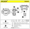 RIDEX 78B0661 Bremssattel Bremszange Hinten links für OPEL Astra F CC (T92) Bild RIDEX 78B0661 Bremssattel Bremszange Hinten links für OPEL Astra F CC (T92)