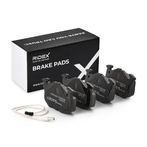 RIDEX Bremsbelagsatz Bremsbeläge Vorne passend für PEUGEOT 106 II Schrägheck Bild RIDEX Bremsbelagsatz Bremsbeläge Vorne passend für PEUGEOT 106 II Schrägheck