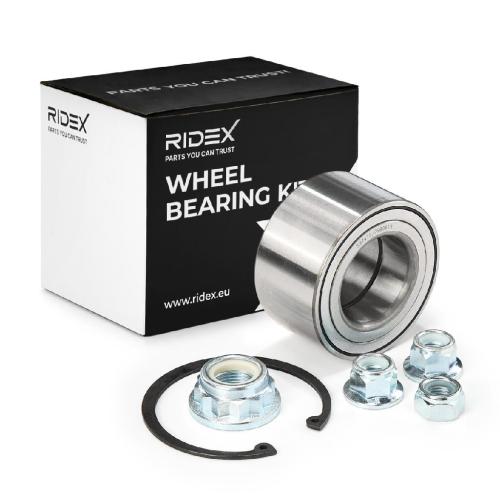 RIDEX 654W0004 Radlagersatz pro 1 Rad Vorne beidseitig Hinten Kugellager mit Bild RIDEX 654W0004 Radlagersatz pro 1 Rad Vorne beidseitig Hinten Kugellager mit