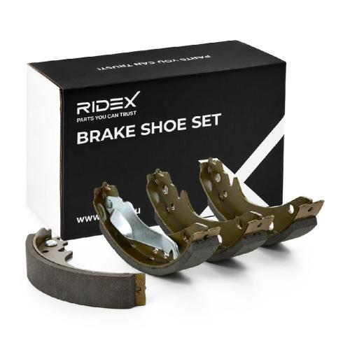 RIDEX Bremsbacken Satz für Trommelbremse Hinten mit Hebel 70B0128 Bild RIDEX Bremsbacken Satz für Trommelbremse Hinten mit Hebel 70B0128