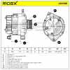 RIDEX 4G0105 Lichtmaschine 120A 14V Drehrichtung im Uhrzeigersinn mit für FIAT Bild RIDEX 4G0105 Lichtmaschine 120A 14V Drehrichtung im Uhrzeigersinn mit für FIAT