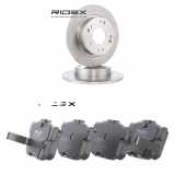 RIDEX Bremsenset Hinten Ø260mm - Bremsscheiben und Beläge für HONDA ACCORD VII
