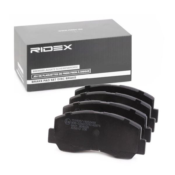 RIDEX Bremsbelagsatz Bremsbeläge Vorne für MITSUBISHI PAJERO I (L04G, L14G)