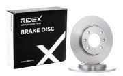 RIDEX 82B0030 2x Bremsscheiben Hinten Ø247mm voll passend für PEUGEOT