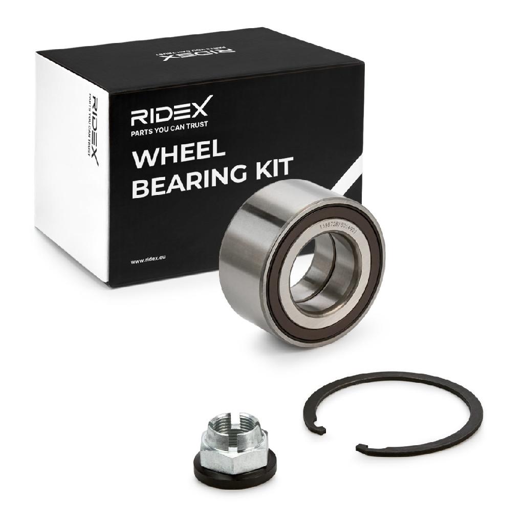RIDEX 654W0242 Radlagersatz pro 1 Rad Vorne beidseitig für RENAULT 65365010005