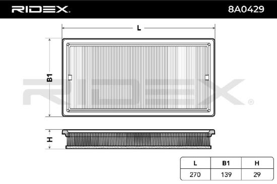 RIDEX 8A0429 Motor Luftfilter Umluftfilter für FIAT 500 (312) 500 C (312) PUNTO Bild RIDEX 8A0429 Motor Luftfilter Umluftfilter für FIAT 500 (312) 500 C (312) PUNTO