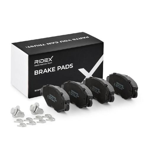 RIDEX Bremsbelagsatz Bremsbeläge Vorne passend für PEUGEOT 206 Schrägheck (2A/C) Bild RIDEX Bremsbelagsatz Bremsbeläge Vorne passend für PEUGEOT 206 Schrägheck (2A/C)