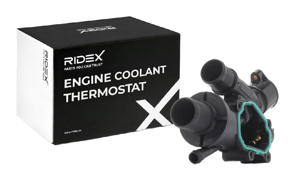 RIDEX 316T0337 Thermostat Kühlmittel Kühlwasserthermostat mit Gehäuse mit mit