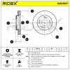 RIDEX 82B0827 2x Bremsscheiben Vorne Ø256mm Belüftet für MITSUBISHI Bild RIDEX 82B0827 2x Bremsscheiben Vorne Ø256mm Belüftet für MITSUBISHI
